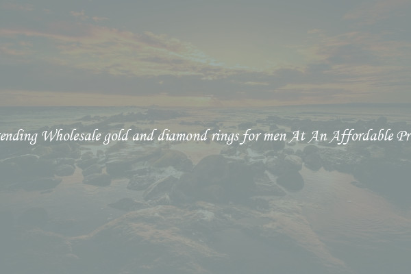 Trending Wholesale gold and diamond rings for men At An Affordable Price