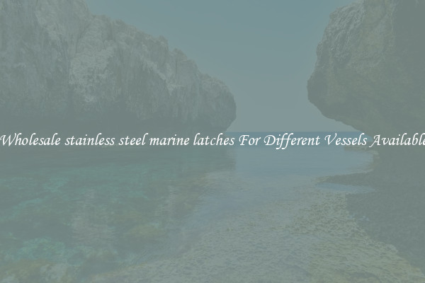 Wholesale stainless steel marine latches For Different Vessels Available