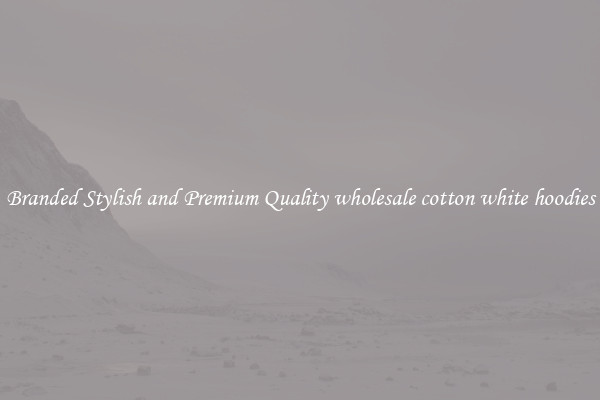 Branded Stylish and Premium Quality wholesale cotton white hoodies