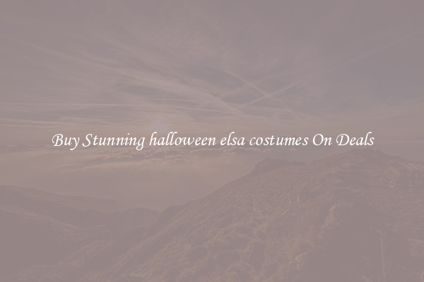 Buy Stunning halloween elsa costumes On Deals